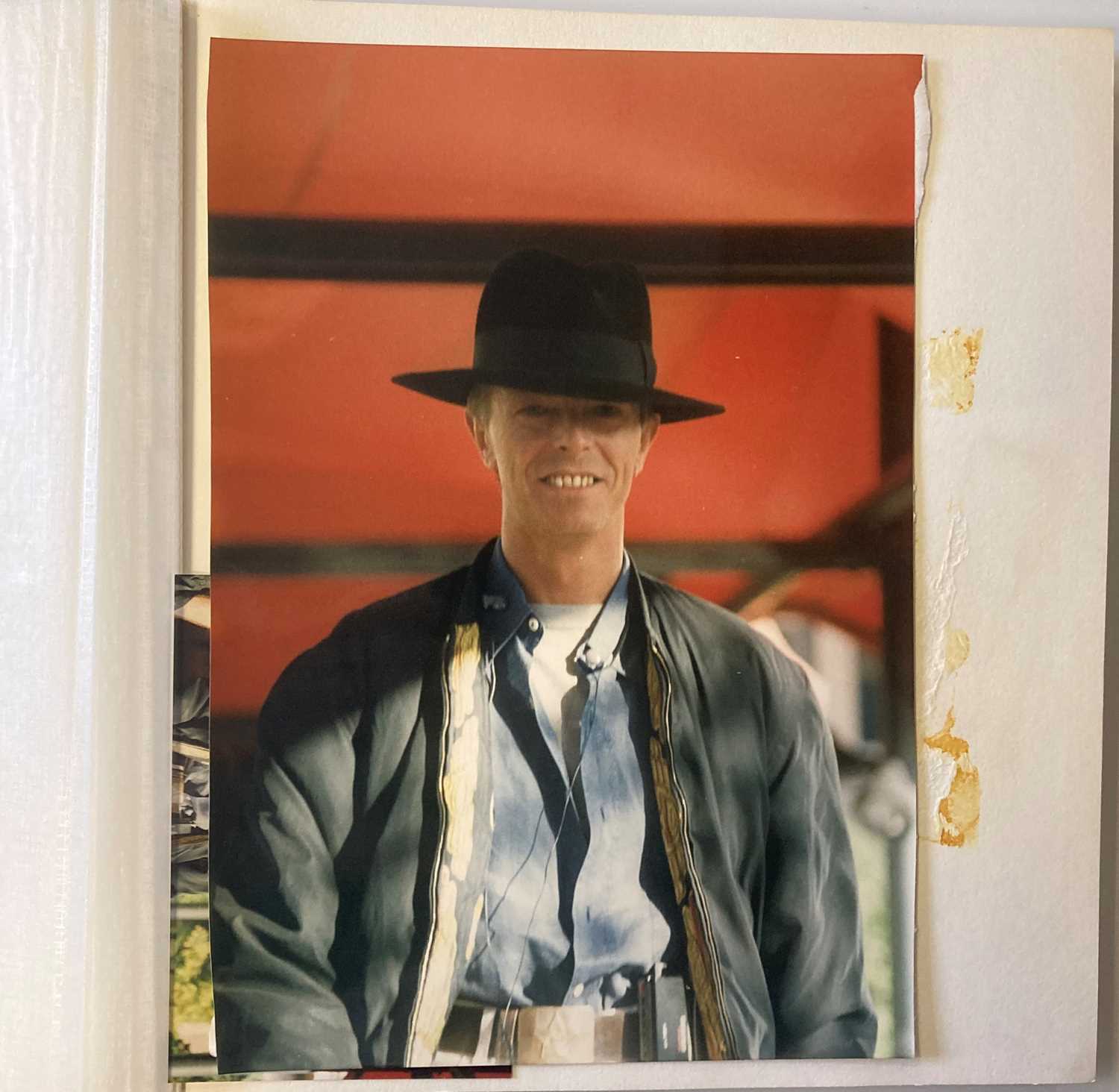Lot 250 - TIN MACHINE - IT'S MY LIFE TOUR 1991 SCRAPBOOK INC FAN TAKEN PHOTOS