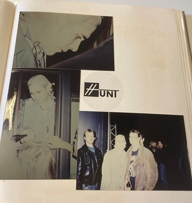 Lot 250 - TIN MACHINE - IT'S MY LIFE TOUR 1991 SCRAPBOOK INC FAN TAKEN PHOTOS