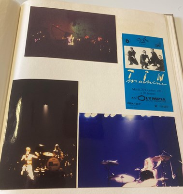 Lot 250 - TIN MACHINE - IT'S MY LIFE TOUR 1991 SCRAPBOOK INC FAN TAKEN PHOTOS