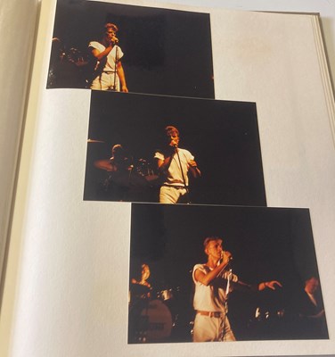 Lot 250 - TIN MACHINE - IT'S MY LIFE TOUR 1991 SCRAPBOOK INC FAN TAKEN PHOTOS