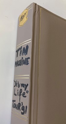 Lot 250 - TIN MACHINE - IT'S MY LIFE TOUR 1991 SCRAPBOOK INC FAN TAKEN PHOTOS