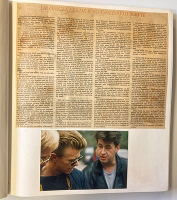 Lot 250 - TIN MACHINE - IT'S MY LIFE TOUR 1991 SCRAPBOOK INC FAN TAKEN PHOTOS