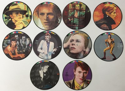 Lot 607 - DAVID BOWIE - FASHIONS (7" PICTURE DISC SET - BOW 100).