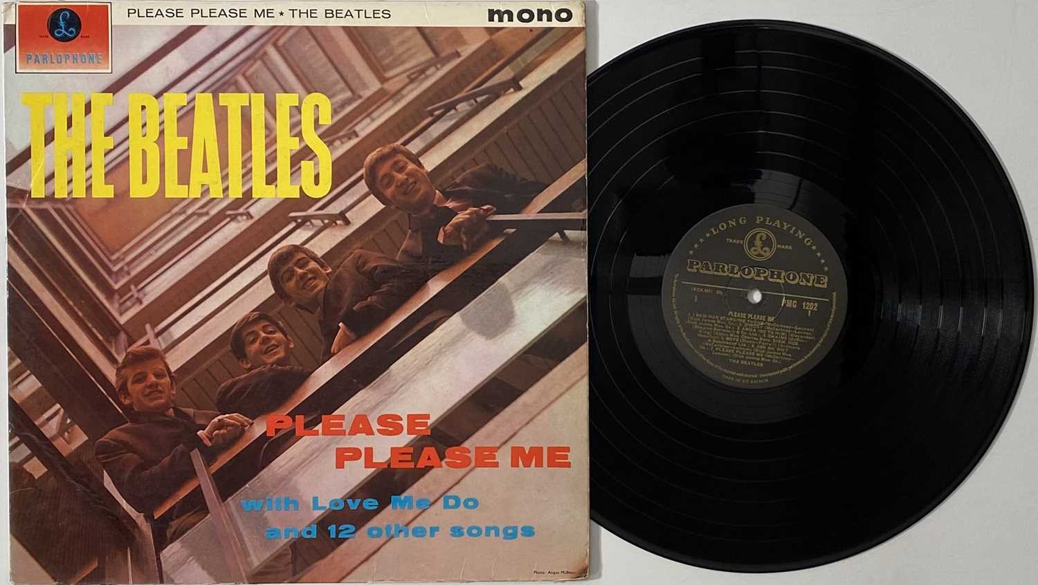 Lot 17 - THE BEATLES - PLEASE PLEASE ME LP (ORIGINAL UK MONO 'BLACK AND GOLD' PRESSING - PMC 1202)