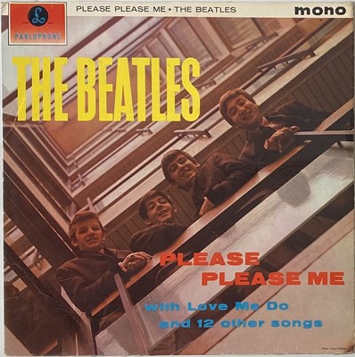 Lot 17 - THE BEATLES - PLEASE PLEASE ME LP (ORIGINAL UK MONO 'BLACK AND GOLD' PRESSING - PMC 1202)