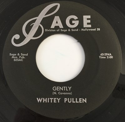 Lot 5 - WHITEY PULLEN - GENTLY/ LET'S ALL GO WILD TONIGHT 7" (US ROCKABILLY - SAGE 45-294)