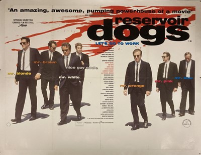 Lot 49A - RESERVOIR DOGS LINEN BACKED UK QUAD.