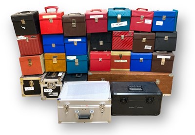 Lot 600B - 34 7" RECORD STORAGE BOXES