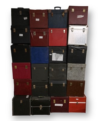 Lot 600E - 24 LP RECORD STORAGE CASES