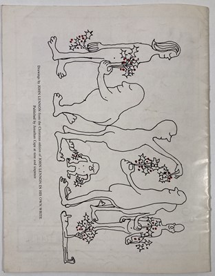Lot 113 - THE BEATLES - CHRISTMAS SHOW PROGRAMME AND TICKET STUB.