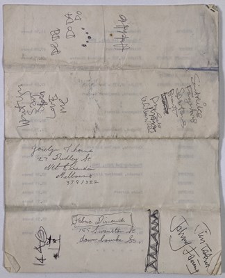 Lot 158 - THE BEATLES - A 1964 AUSTRALIA TOUR ITINERARY.