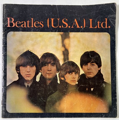 Lot 155 - THE BEATLES -  A1965 US TOUR ITINERARY AND DIARY.