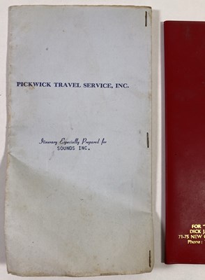 Lot 155 - THE BEATLES -  A1965 US TOUR ITINERARY AND DIARY.