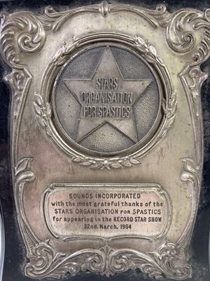 Lot 164 - SOUNDS INCORPORATED - NME AWARD 1964/5.