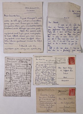 Lot 165 - SOUNDS INCORPORATED - EPHEMERA INC CORRESPONDENCE WITH BRIAN EPSTEIN.