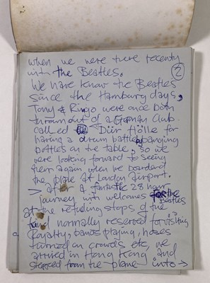 Lot 165 - SOUNDS INCORPORATED - EPHEMERA INC CORRESPONDENCE WITH BRIAN EPSTEIN.
