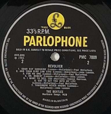 Lot 16 - THE BEATLES - REVOLVER LP (ORIGINAL UK MONO WITHDRAWN MIX)