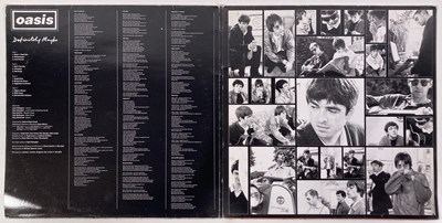 Lot 474 - OASIS - SIGNED DEFINITELY MAYBE LP.