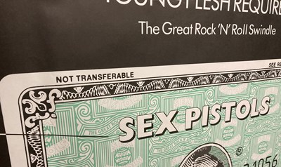 Lot 252 - SEX PISTOLS YOUNG FLESH REQUIRED POSTER