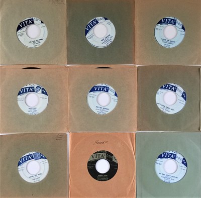 Lot 58 - VITA RECORDS - PACK OF 9 ORIGINAL 45s.
