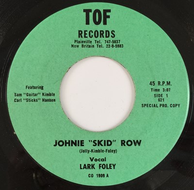 Lot 62 - TOF RECORDS - JOHNIE "SKID" ROW (C0 1909)