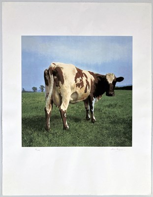 Lot 396 - PINK FLOYD / STORM THORGERSON ATOM HEART MOTHER SIGNED FINE ART PRINT.
