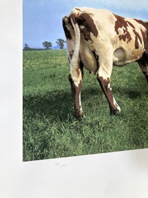 Lot 396 - PINK FLOYD / STORM THORGERSON ATOM HEART MOTHER SIGNED FINE ART PRINT.