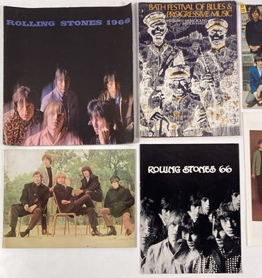 Lot 112 - 1960/70S PROGRAMMES - ROLLING STONES / BATH FESTIVAL OF PROGRESSIVE MUSIC.