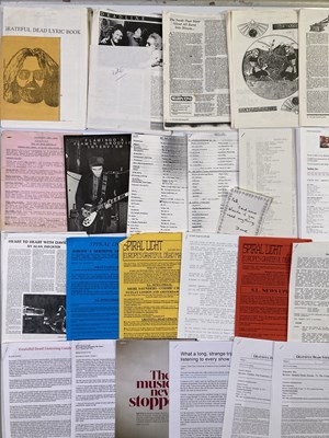 Lot 94 - GRATEFUL DEAD ZINES INC SPIRAL LIGHT.