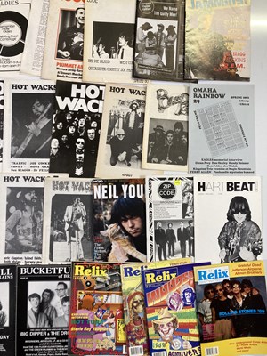 Lot 96 - PSYCH / FOLK / ROCK - EXTENSIVE ZINE AND MAGAZINE ARCHIVE.
