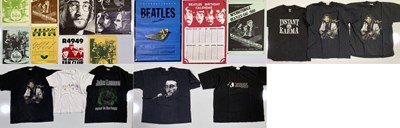 Lot 83 - THE BEATLES-  POSTERS / T-SHIRTS.