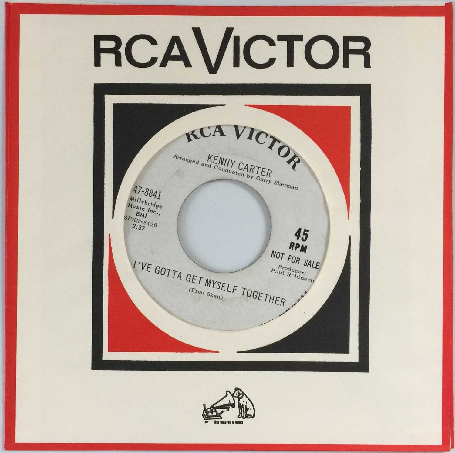 Lot 192 - KENNY CARTER - I'VE GOTTA GET MYSELF TOGETHER 7" (US PROMO - RCA 47-8841)