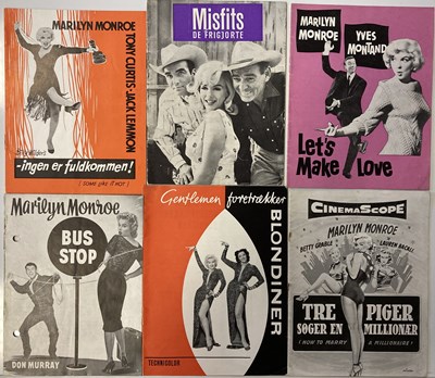 Lot 97 - DANISH MARILYN MONROE FILM BOOKLETS