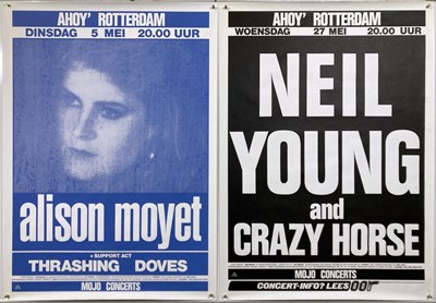Lot 192 - 1980S CONCERT POSTERS  - NEIL YOUNG / GENESIS.