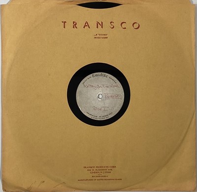 Lot 36 - WRITING ON THE WALL - THE POWER OF THE PICTS LP - ORIGINAL UK (DOUBLE SIDED) EMIDISC ACETATE RECORDING