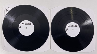Lot 518 - BANKSY - ORIGINAL STENCILLED SLEEVE COPY OF ROYKSOPP - MELODY AM.