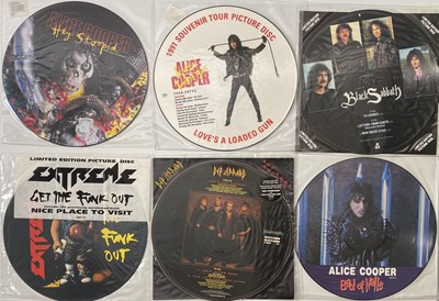 Lot 655 - PICTURE DISCS / SHAPED DISCS - ROCK / METAL - 12" / 7" COLLECTION