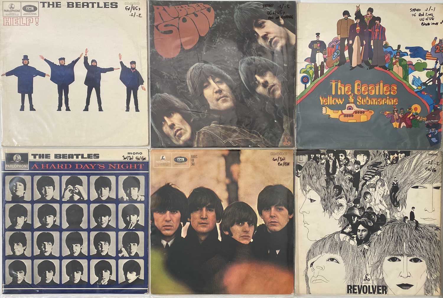 Lot 6 - THE BEATLES LP PACK (ORIGINAL/ EARLY UK COPIES)