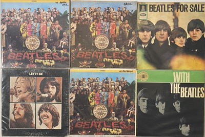Lot 9 - THE BEATLES - OVERSEAS LPs