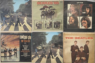 Lot 9 - THE BEATLES - OVERSEAS LPs