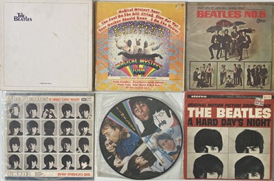Lot 9 - THE BEATLES - OVERSEAS LPs