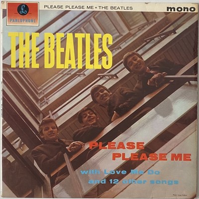 Lot 23 - THE BEATLES - PLEASE PLEASE ME LP (UK MONO THIRD '33 1/3' PRESSING - PMC 1202).