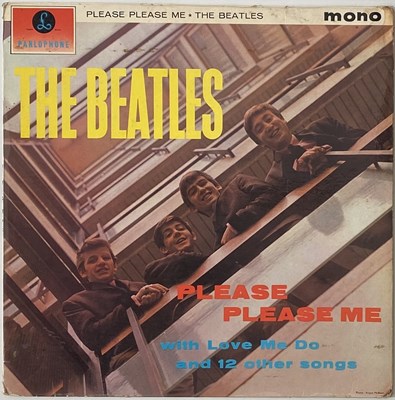 Lot 24 - THE BEATLES - PLEASE PLEASE ME LP (ORIGINAL UK MONO 'BLACK AND GOLD' PRESSING - PMC 1202).