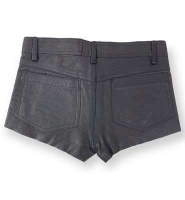 Lot 519 - QUEEN - FREDDIE MERCURY OWNED AND STAGEWORN LEATHER SHORTS.