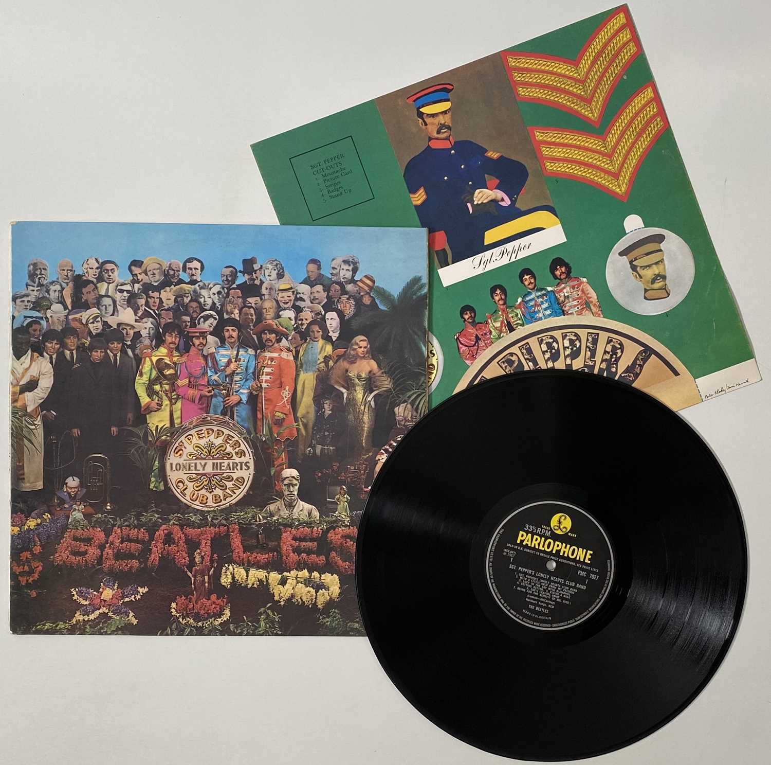 Lot 26 - THE BEATLES - SGT. PEPPER'S LONELY HEARTS CLUB BAND LP (ORIGINAL UK 'FOURTH PROOF' COPY - PMC 7027)