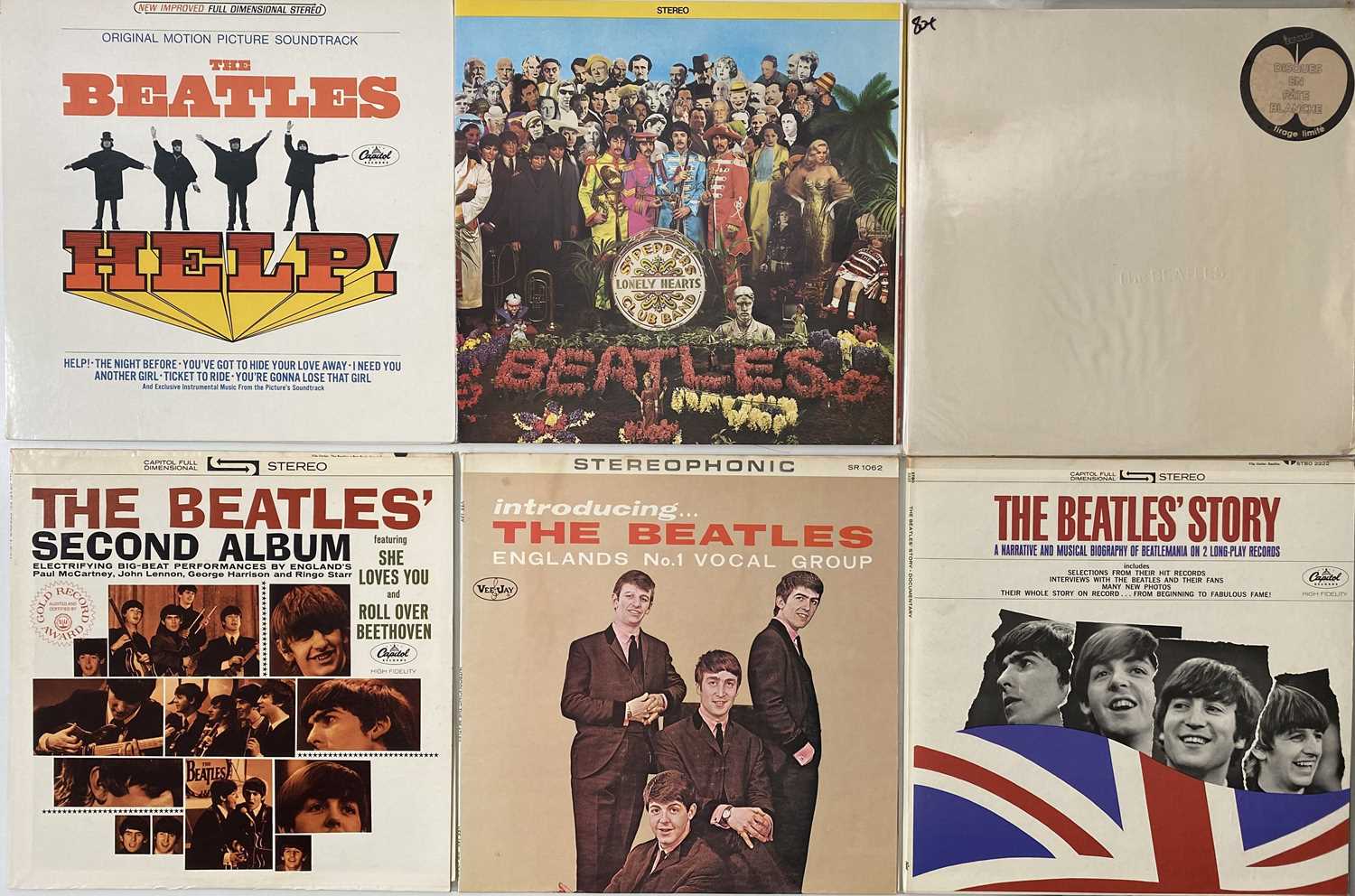 Lot 43 - THE BEATLES - STUDIO LPs (OVERSEAS PRESSINGS)