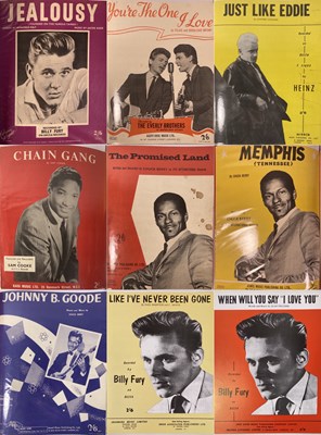 Lot 70 - SHEET MUSIC ARCHIVE INC BILLY FURY.