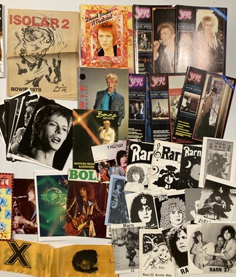 Lot 115 - MARC BOLAN / DAVID BOWIE - PROGRAMMES AND CONCERT EPHEMERA INC ISOLAR PROGRAMME.