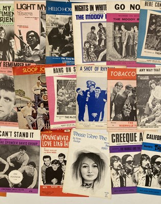 Lot 71 - SHEET MUSIC COLLECTION - ROCK / POP / BEAT 1960S.