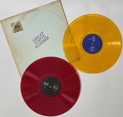Lot 48 - BOB DYLAN - GREAT WHITE WONDER 2 LP (US COLOURED VINYL)